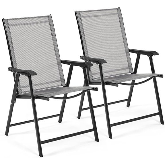yaheetech folding patio chairs