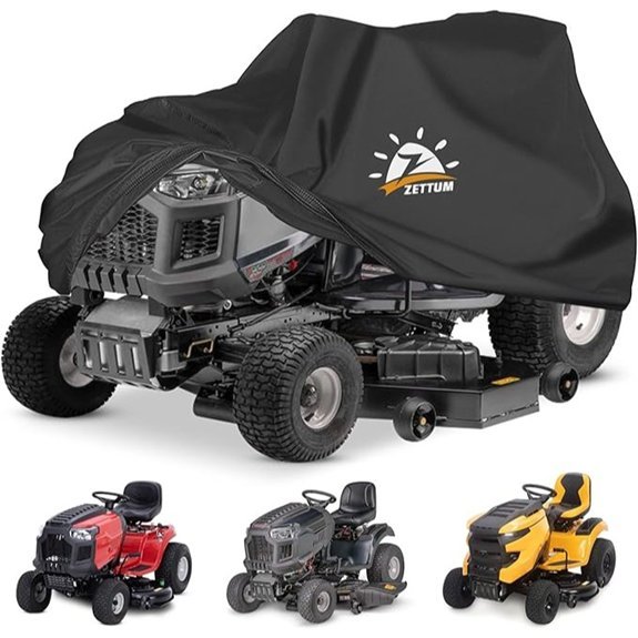zettum waterproof mower cover 600d riding lawn