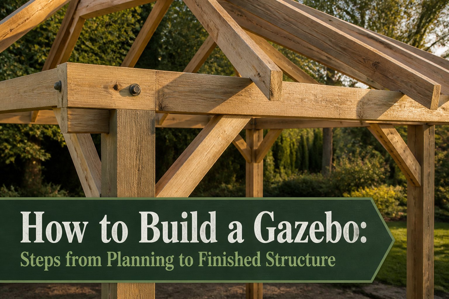 How to Build a Gazebo: 6 Steps from Planning to Finished Structure